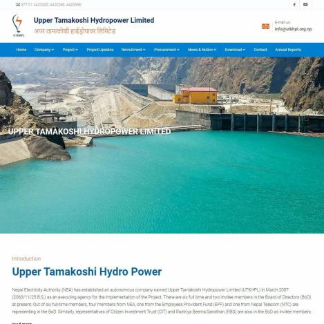 Upper Tamakoshi Hydropower Limited (UTKHPL)