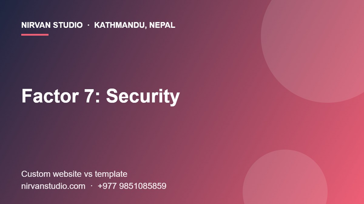 Custom Website vs Template: 7 Proven Factors to Make the Best Choice 2 Custom website vs template – Factor 7: Security