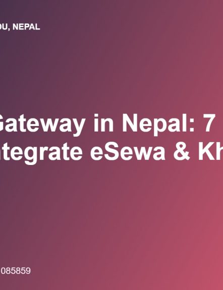 Payment Gateway in Nepal: 7 Easy Steps to Integrate eSewa & Khalti